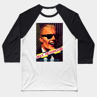 Max Headroom UK 1985 Baseball T-Shirt